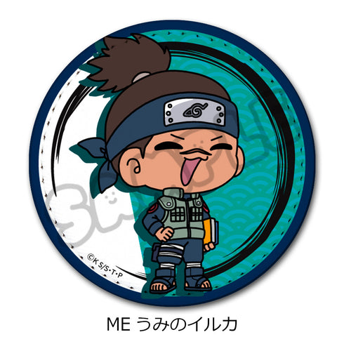『NARUTO-ナルト-』レザーバッジ(丸形) ME うみのイルカ